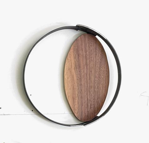 Cirkel 1, 2026, hout, staal