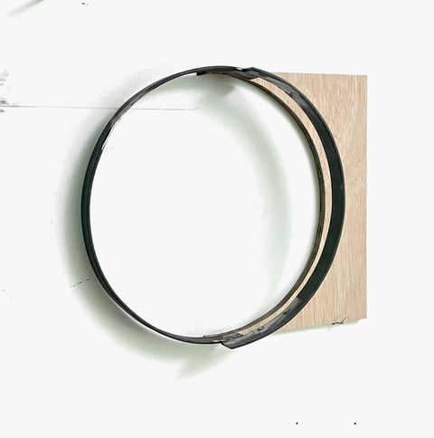 Cirkel 2, 2026, hout, staal