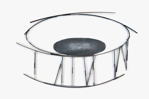 Drum, 2024, staal, hout