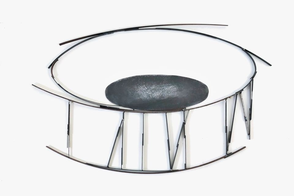 Drum, 2024, staal, hout