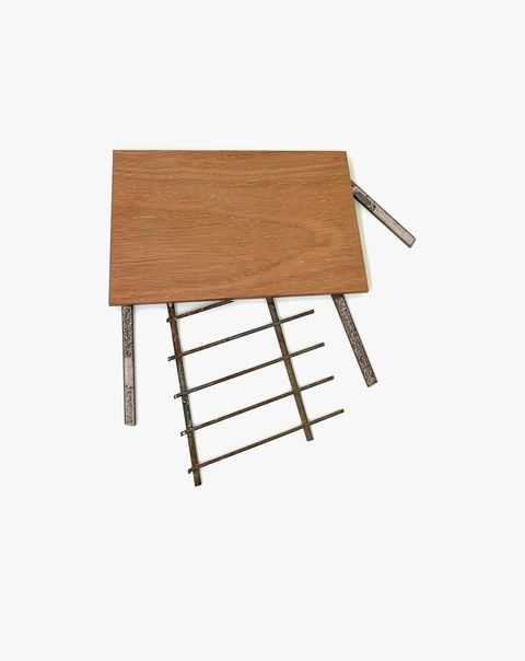 Tafeltje 2, 2024, staal, hout